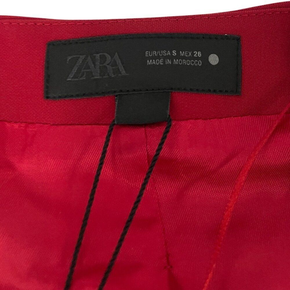 Zara Red Sleeveless vest - Picture 9 of 16